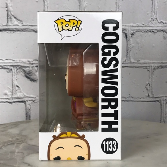 Funko Pop 1133 Disney Beauty And The Beast Cogsworth Clock Bubble Vinyl Figure - Picture 3 of 7